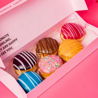  Boite Petite Faim: 6 Mini Donuts Variés 