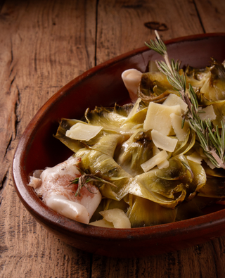 ALCACHOFA A LA LEÑA