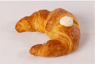 Cornetto al cioccolato bianco