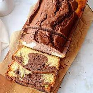 Long marble cake