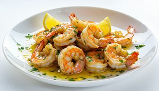 Creveti sotati in unt