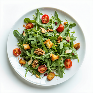 Ensalada De Cecina Con Queso De Cabra A La Plancha