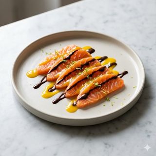 10.Carpaccio sake cioccolato 5 pezzi