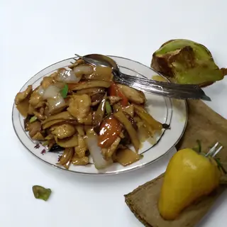 Galinha com Bambu e Cogumelos Chineses