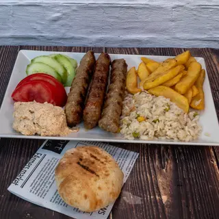 BBQ Menu Свински кебапчета 3бр