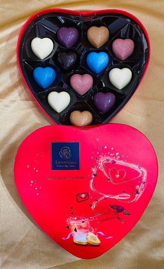 Caja De Bombones Corazón 12 Uds