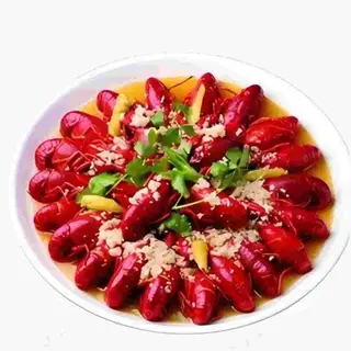 Cangrejo de río (sabor ajo) ración grande 蒜蓉小龙虾 大份