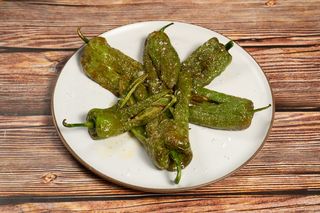 Ración de pimientos fritos