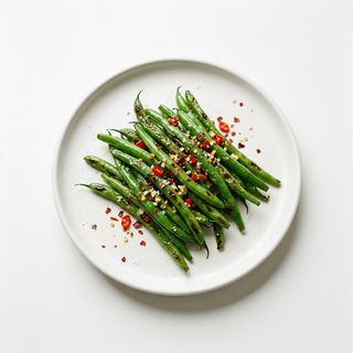 Fagioli verdi saltati piccanti
