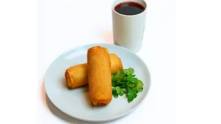 Krokiety z mięsem 2szt + barszcz czerwony