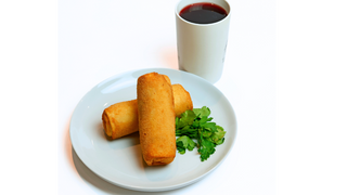 Krokiety z mięsem 2szt + barszcz czerwony