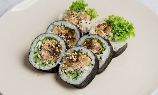 Futomaki łosoś pieczony kanpyo -6 szt-