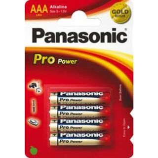 Pilas Panasonic AA/4 alkaline