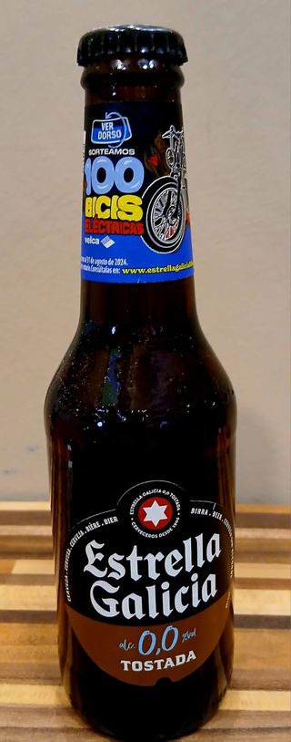 Cerveza Estrella Galicia 0.0 Tostada (330 Ml.)