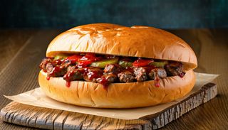 Big bułka samo mięso