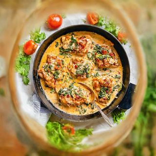 14 Chicken spinaci