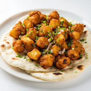 Pakora Vegetariana la Naan