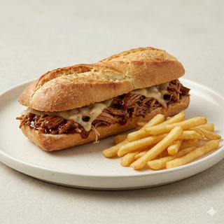 Bocadillo de pulled pork