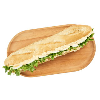 Sandes de Pasta de Delicias do Mar e Ovo