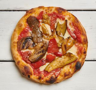 Pizza al tegamino con verdure