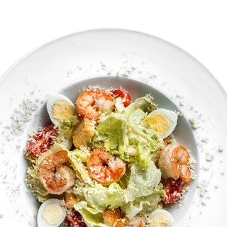 Салат Цезар з креветками