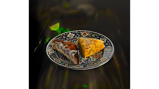 Baklawa orzechowa + baklawa czekoladowa