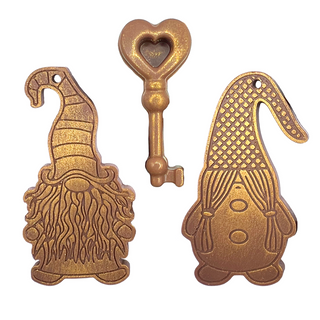 zestaw krasnali z kluczem z mlecznej czekolady (30g)