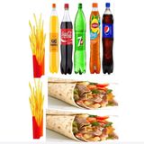 2 Lahmacun + 2 Patatas + 2 Bebidas