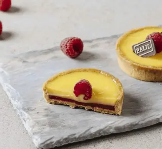 Tarte passion framboises