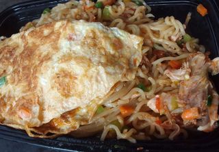 Shredded Chicken, Noodles and Egg