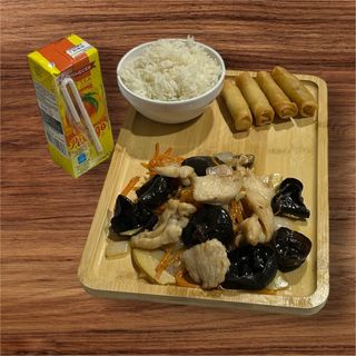 BC-2 Frango com Bambu e cogumelos