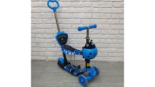 Самокат-беговел с родительской ручкой 5 в 1