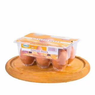 Uova xl confezione - 6 pezzi pasta gialla