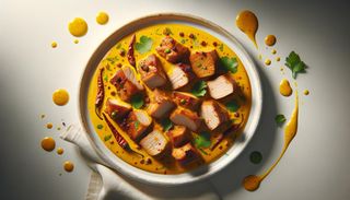 Pork with sos curry