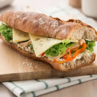 Bocadillo De Pollo Emmental