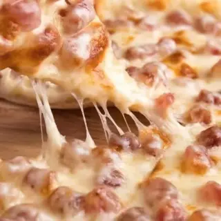 Pizza carbonara