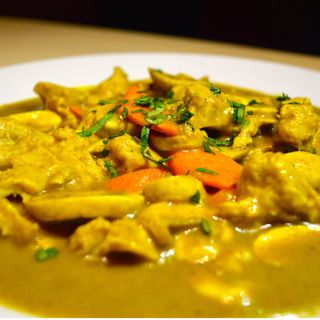 Curry vegano con verduras, vegano
