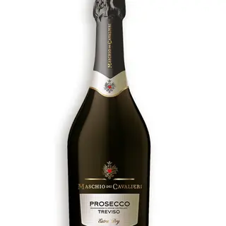Botella de Vino Espumoso Prosecco Extra Dry . D.O. Treviso. Bod.Maschio dei Cavalieri