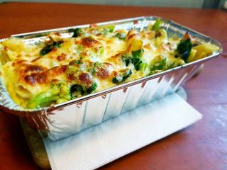 Makaron Penne spinachi