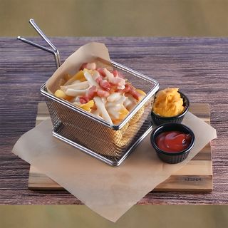 Pomfrit klasik sa sirom i slaninom 280 grama