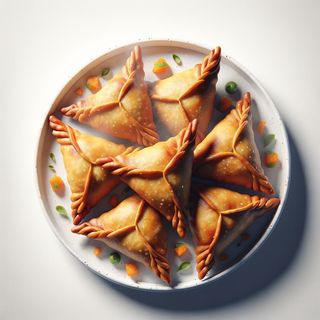 Veg Samosa (Wegetariański Pierogi Indyjski)