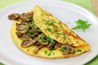 omelette aux champignons