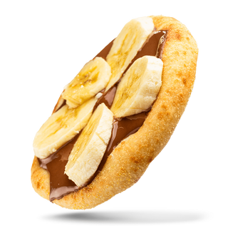 75. Esfirra de Chocolate Ao Leite Com Banana