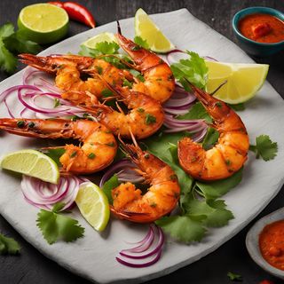 Tandoori king prawn
