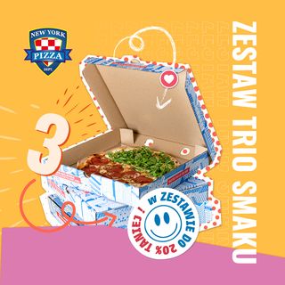 3 x dowolna 30 cm pizza