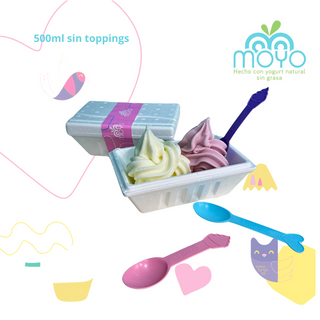 Tarrina de 500ml multisabor sin toppings