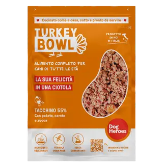Dog Heroes Turkey Bowl Surgelata 7 X 650g - Formato Convenienza