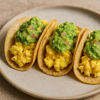 Eggocado tacos ( 540 kcal)