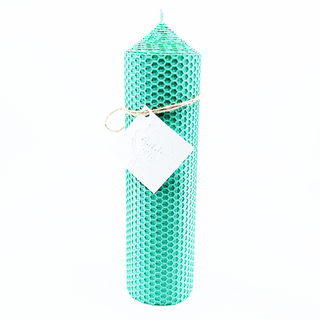Lumanare ceara naturala H21xD7 cm  Green