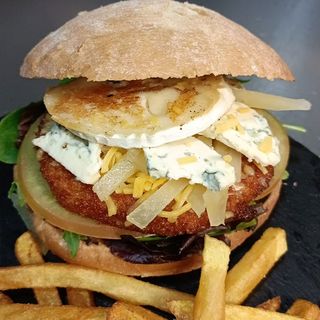 HAMBURGUESA CHICKEN 4 QUESOS